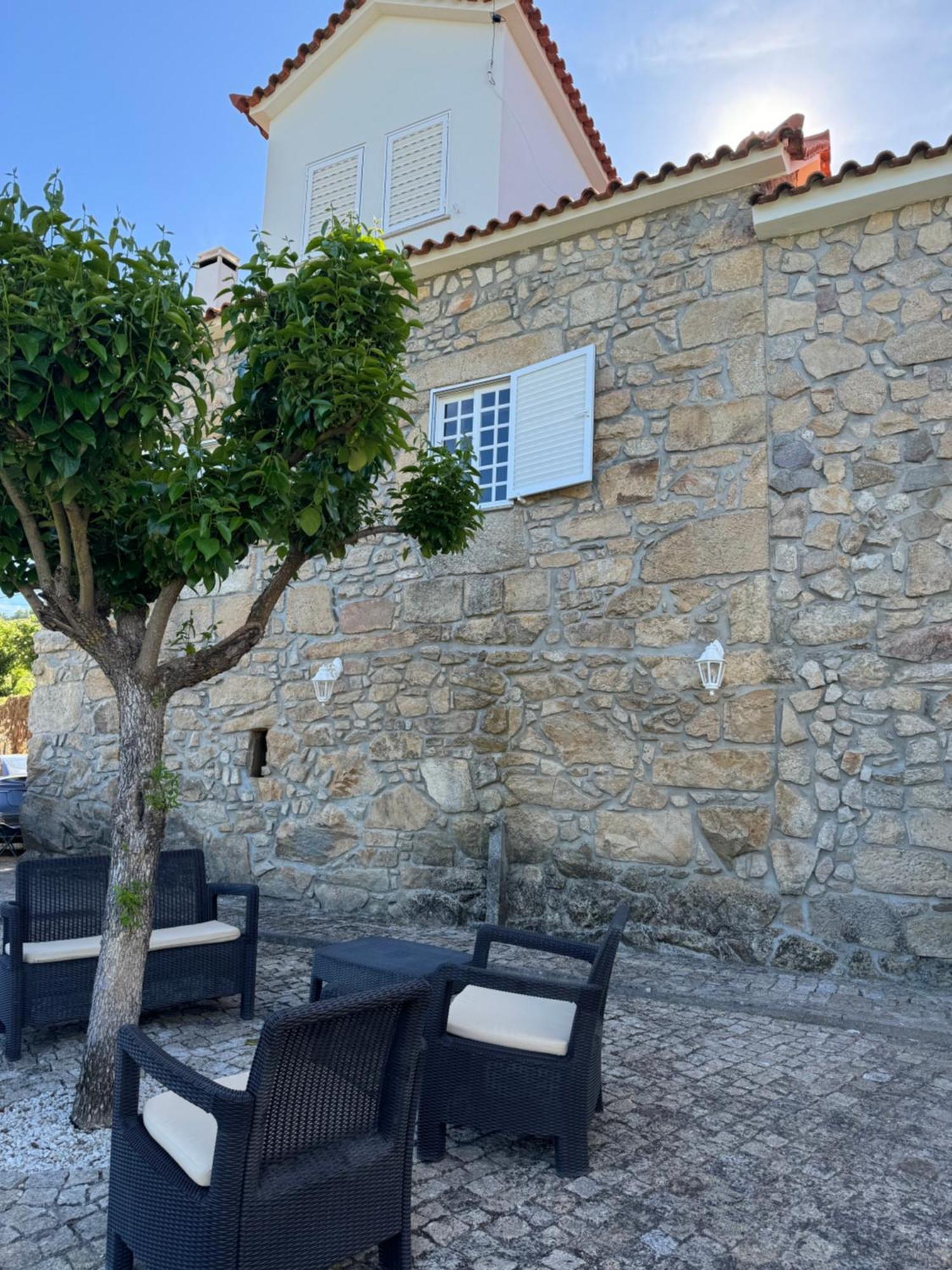 Stone House Villa Salzedas Bagian luar foto